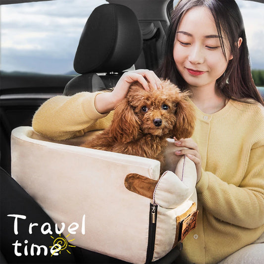 Portable Central Control Car Cat Dog Bed Travel Pet Safety Seat Transport Carrier Protector Universal Kennel Pet Supplies
